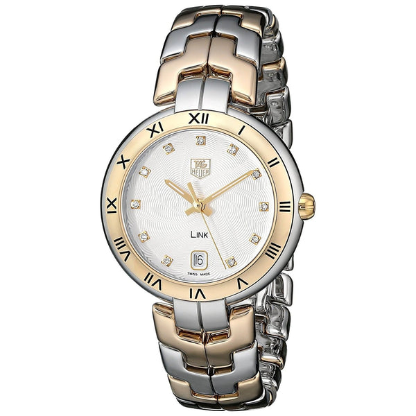 Tag Heuer Women's WAT1352.BB0962 Link 18kt yellow gold Diamond Two-Tone Stainless Steel Watch