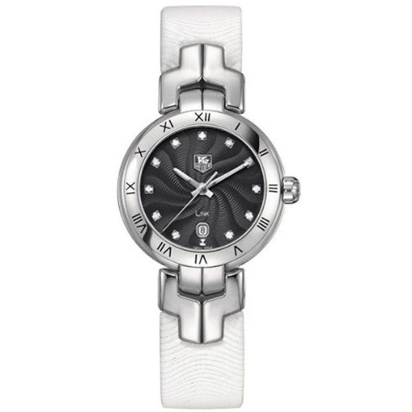Tag Heuer Women's WAT1410.FC6316 Link White Leather Watch