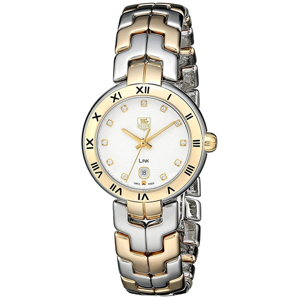 Tag Heuer Women's WAT1450.BB0955 Link 18 KT Gold Diamond Two-Tone Stainless Steel Watch