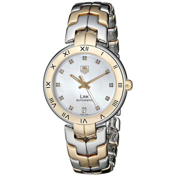 Tag Heuer Women's WAT2351.BB0957 Link 18kt Yellow Gold Diamond Automatic Two-Tone Stainless Steel Watch