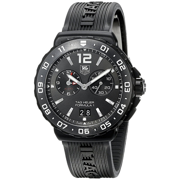 Tag Heuer Men's WAU111D.FT6024 Formula 1 Chronograph Black Rubber Watch
