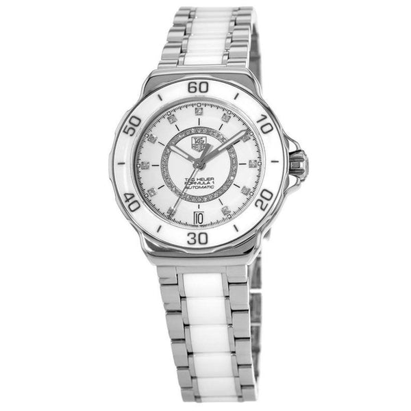 Tag Heuer Women's WAU2211.BA0861 Formula 1 Diamond Set Two-Tone Ceramic and Stainless Steel Watch