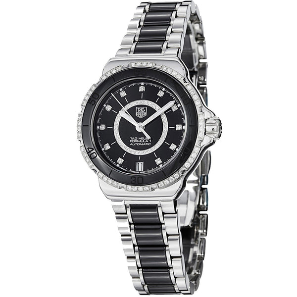 Tag Heuer Women's WAU2212.BA0859 Formula 1 Diamond Automatic Two-Tone Stainless Steel and ceramic Watch