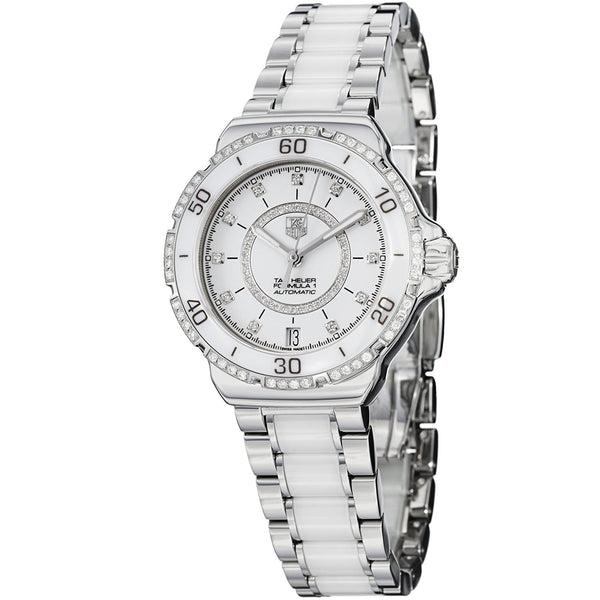 Tag Heuer Women's WAU2213.BA0861 Formula 1 Diamond Automatic Two-Tone Stainless Steel and ceramic Watch