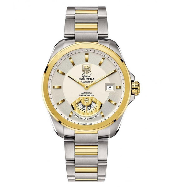 Tag Heuer Men's WAV515B.BD0903 Grand Carrera 18kt Yellow Gold Automatic Two-Tone Stainless Steel and Gold Watch