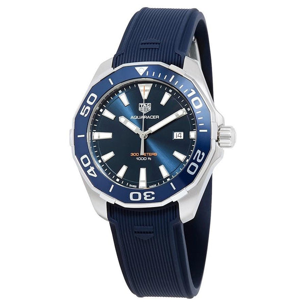 Tag heuer Men's WAY101C.FT6153 Aquaracer Blue Rubber Watch