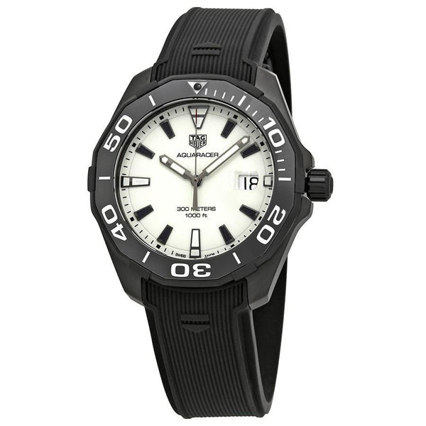 Tag Heuer Men's WAY108A.FT6141 Aquaracer Black Rubber Watch
