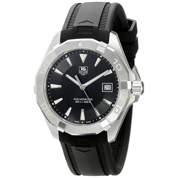 Tag Heuer Men's WAY1110.FT8021 Aquaracer Black Rubber Watch