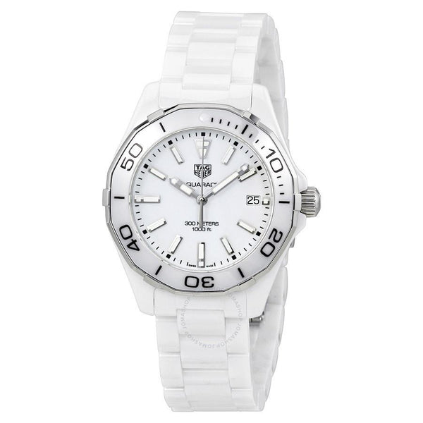 Tag Heuer Men's WAY1391.BH0717 Aquaracer White Ceramic Watch