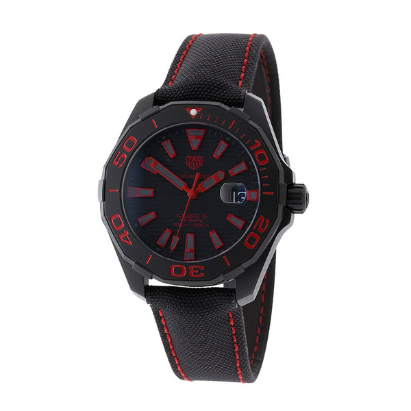 Tag Heuer Men's WAY208A.FC6381 Aquaracer Black Fabric Watch
