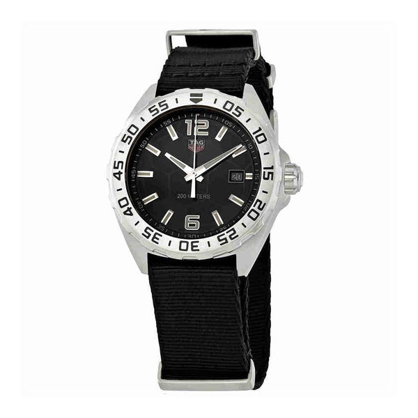Tag Heuer Men's WAZ1015.FC8198 Formula 1 Black Textile NATO Watch