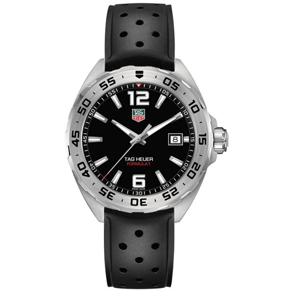 Tag Heuer Men's WAZ1112.FT8023 Formula 1 Black Rubber Watch
