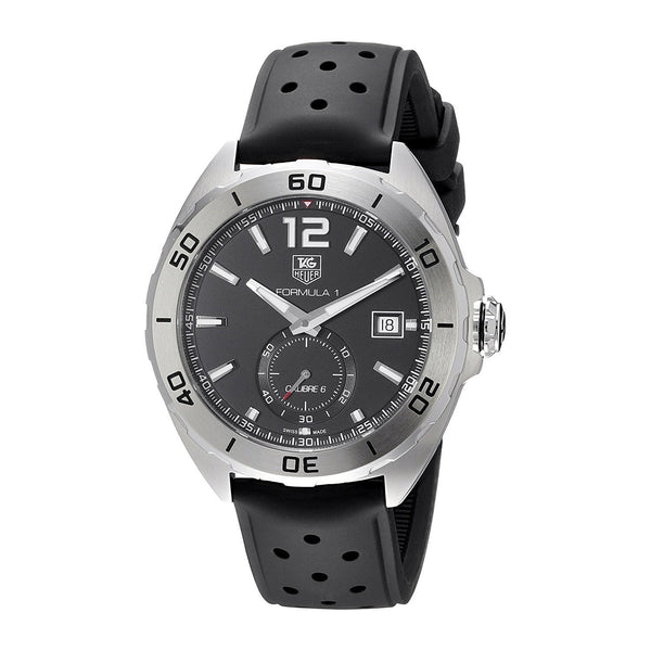 Tag Heuer Men's WAZ2110.FT8023 Formula One Automatic Black Leather Watch