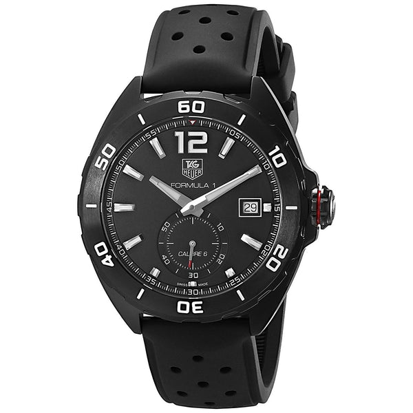 Tag Heuer Men's WAZ2112.FT8023 Formula One Automatic Black Rubber Watch