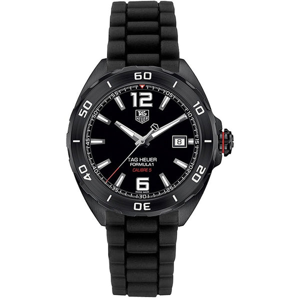 Tag Heuer Men's WAZ2115.BT0705 Formula 1 Automatic Black Rubber Watch