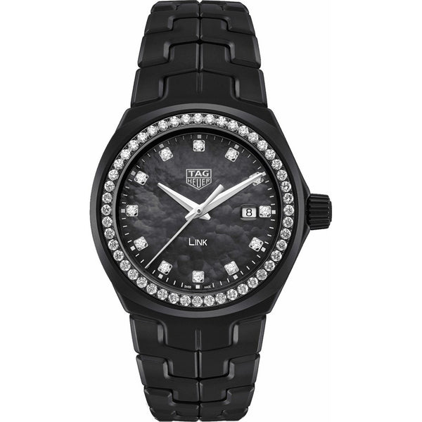 Tag Heuer Women's WBC1394.BH0745 Link Diamond Black Ceramic Watch
