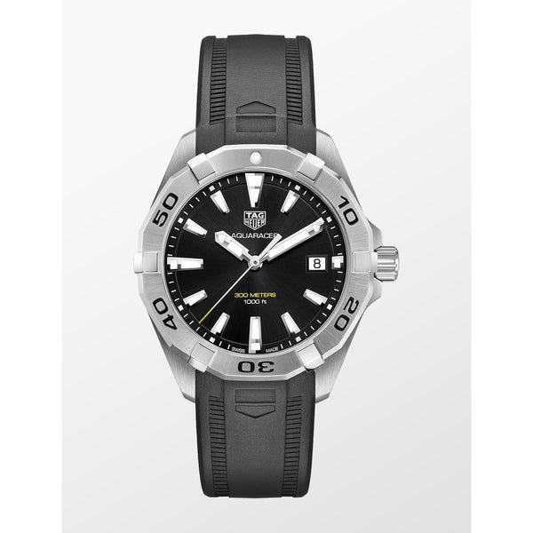 Tag Heuer Men's WBD1110.FT8021 Aquaracer Black Rubber Watch