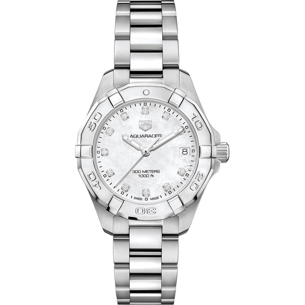 Tag Heuer Women's WBD1314.BA0740 Aquaracer Diamond Stainless Steel Watch