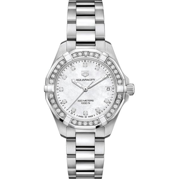 Tag Heuer Women's WBD1315.BA0740 Aquaracer Diamond Stainless Steel Watch