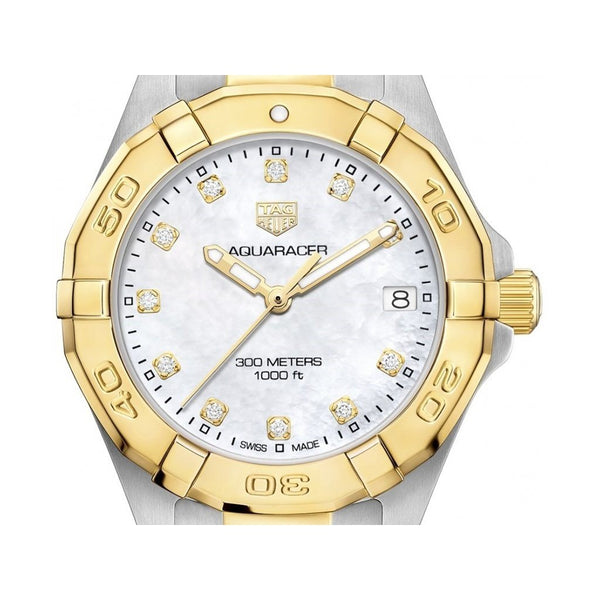 Tag Heuer Women's WBD1322.BB0320 Aquaracer Diamond Two-Tone Stainless Steel Watch