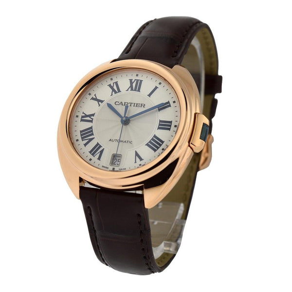 Cartier Women's WGCL0013 Cle De Cartier Brown Leather Watch