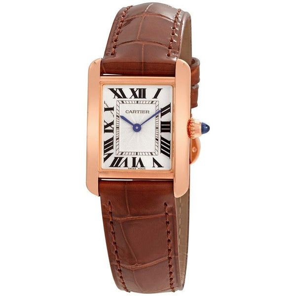 Cartier Women's WGTA0010 Tank Brown Leather Watch