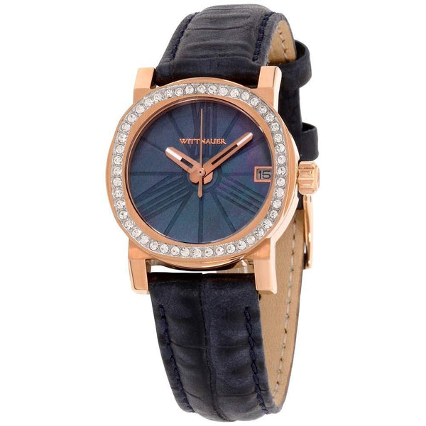 Wittnauer Women's WN2000 Adele Blue Leather Watch