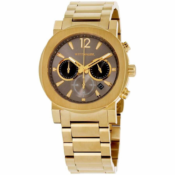 Wittnauer Men's WN3006 Aiden Chronograph Gold-Tone Stainless Steel Watch