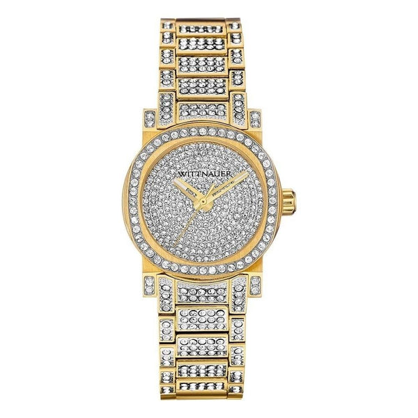 Wittnauer Women's WN4004 Adele Gold-Tone Stainless Steel with Sets of Crystal Watch