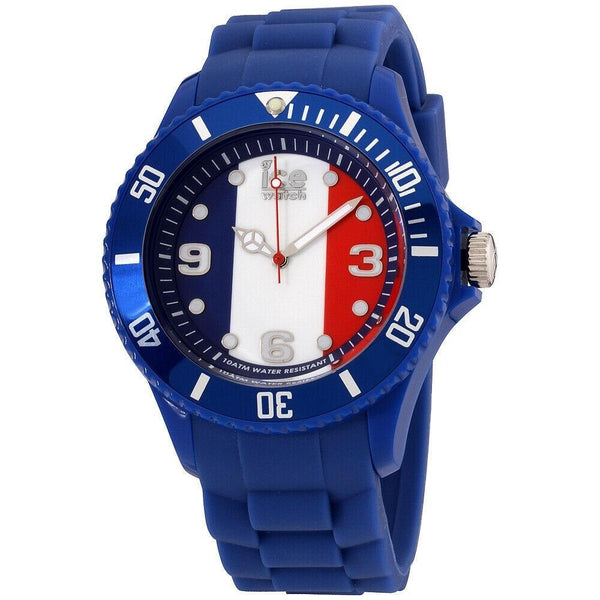 Ice Watch Unisex WO.FR.B.S.12 Ice-World Blue Silicone Watch
