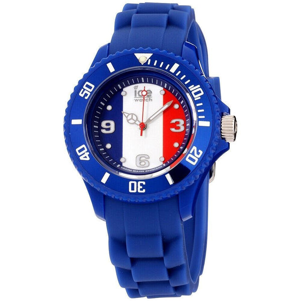 Ice Watch Unisex WO.FR.S.S.12 Ice-World Blue Silicone Watch