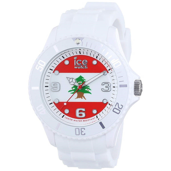 Ice Watch Men's WO.LB.B.S.12 Ice- World White Silicone Watch