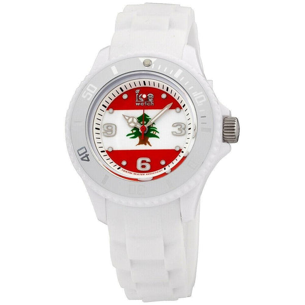 Ice Watch Unisex WO.LB.S.S.12 Ice-World White Silicone Watch