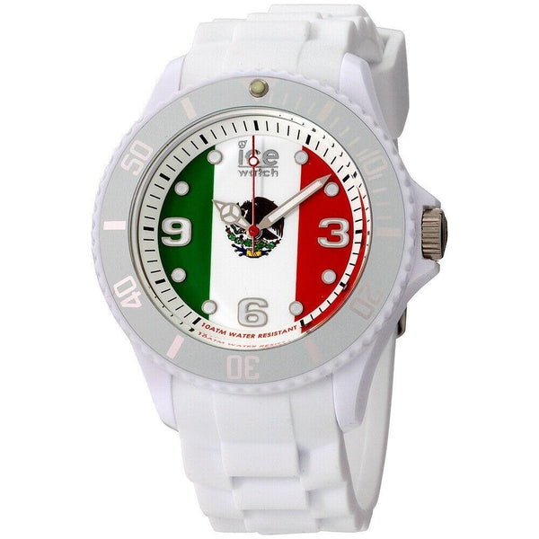 Ice Watch Unisex WO.MX.B.S.12 Ice-World White Silicone Watch