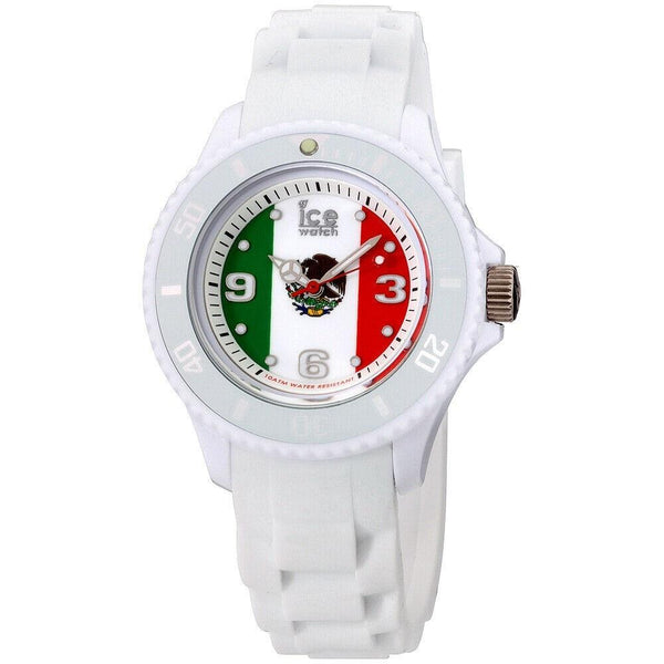 Ice Watch Unisex WO.MX.S.S.12 Ice-World White Silicone Watch