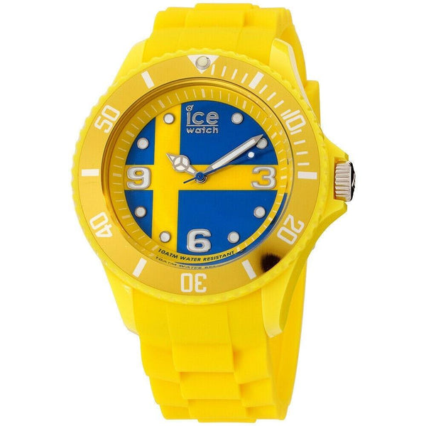 Ice Watch Unisex WO.SE.B.S.12 Ice-World Yellow Silicone Watch
