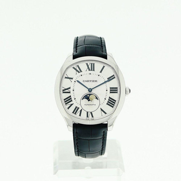 Cartier Men's WSNM0008 Drive De Cartier Black Leather Watch