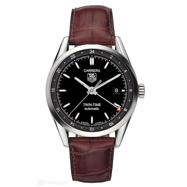 Tag Heuer Men's WV2115.FC6181 Carrera Brown Leather Watch