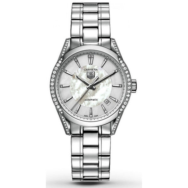 Tag Heuer Men's WV2212.BA0798 Carrera Diamond Automatic Stainless Steel Watch