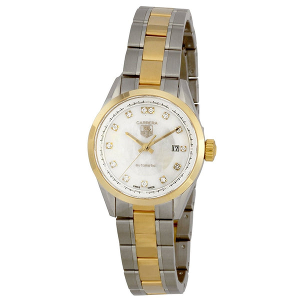 Tag Heuer Women's WV2450.BD0797 Carrera 18kt yellow gold Diamond Automatic Two-Tone Stainless Steel Watch