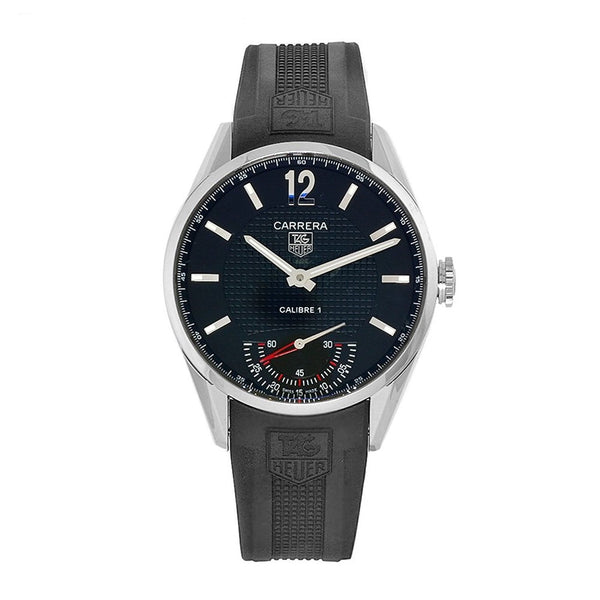 Tag Heuer Men's WV3010.EB0025 Carrera Limited Edition Mechanical Black Rubber Watch