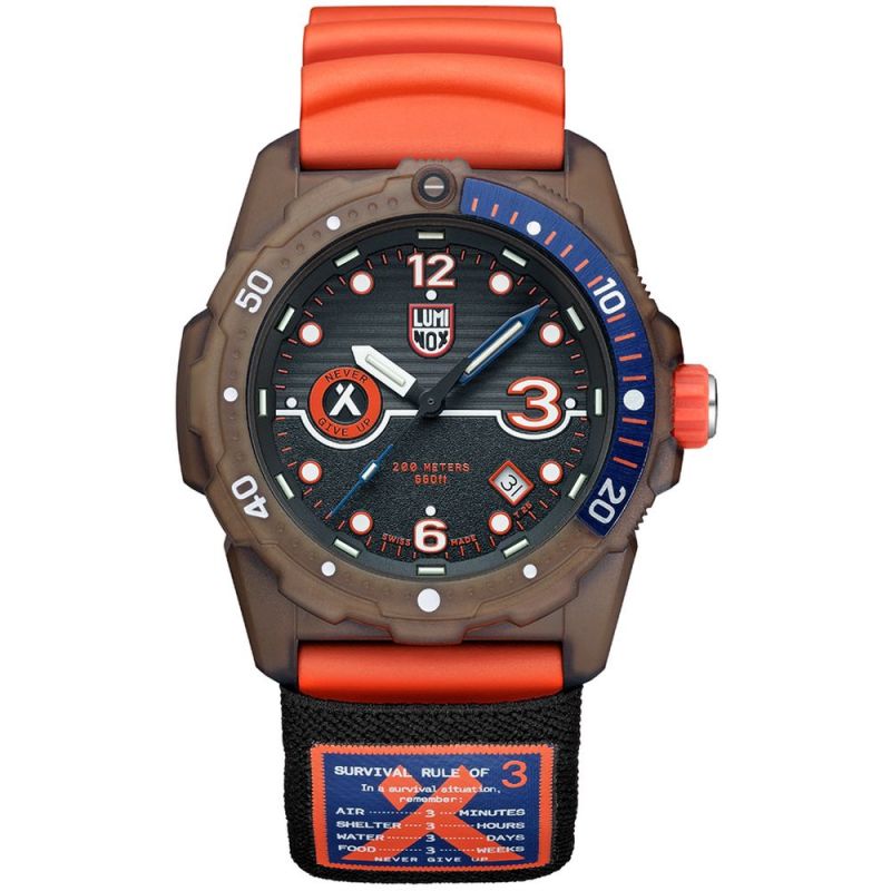 Luminox Bear Grylls Survival ECO, 42 mm, Rule of 3