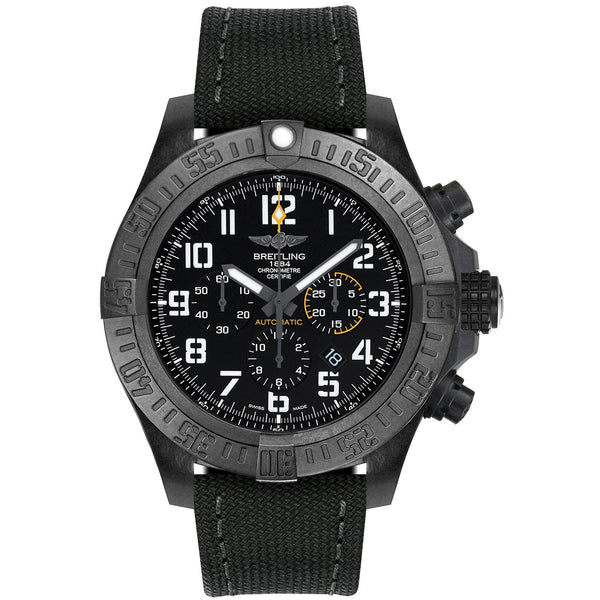 Breitling Men's XB0170E41B1W1 Avenger Hurricane Chronograph Black Fabric Watch