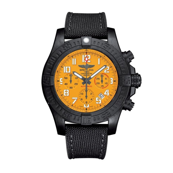 Breitling Men's XB0180E41I1W1 Avenger Hurricane 45 Chronograph Black Fabric Watch