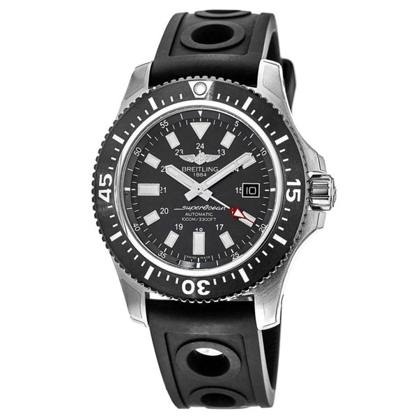 Breitling Men's Y1739310-BF45-227S Superocean 44 Special  Black Rubber Watch
