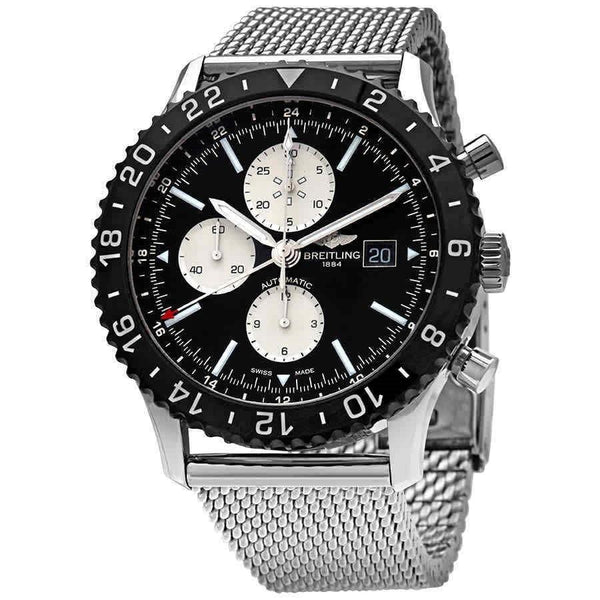 Breitling Men's Y2431012-BE10-443A Chronoliner Chronograph Stainless Steel Watch