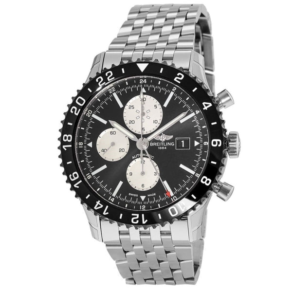Breitling Men's Y2431012-BE10-453A Chronoliner Chronograph Stainless Steel Watch