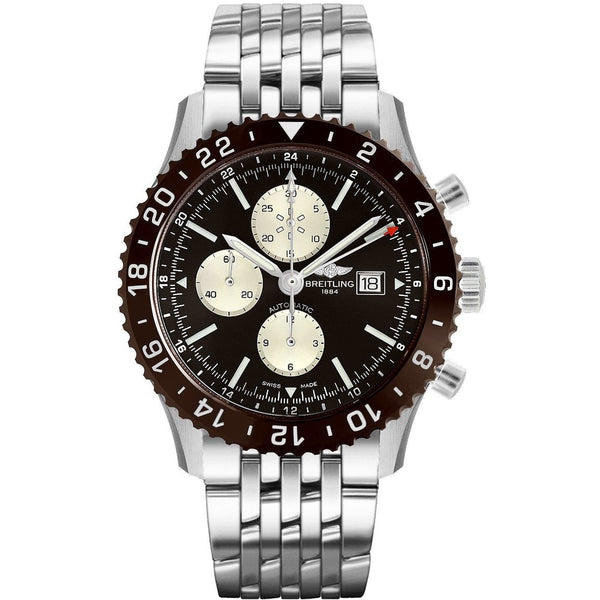 Breitling Men's Y2431033-Q621-453A Chronoliner Chronograph Stainless Steel Watch