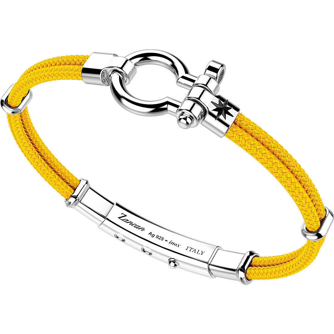 Silver Safety Hook Bracelet