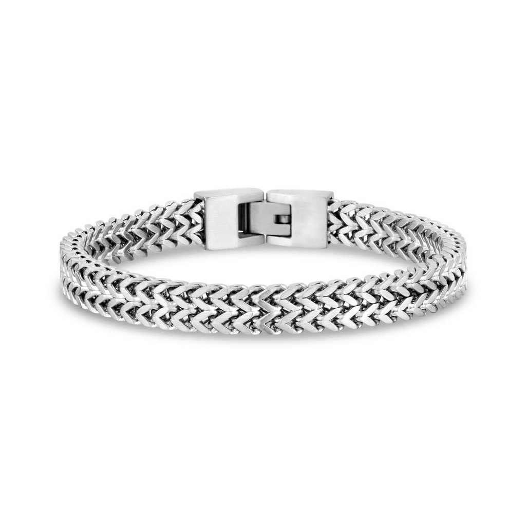 Stainless-Steel Double Franco Link Bracelet